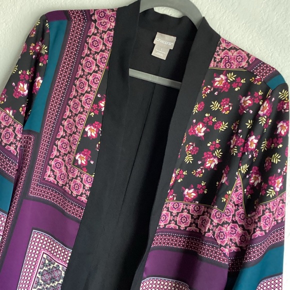 \Chico’s\• Silky Feel Kimono - Picture 3 of 14